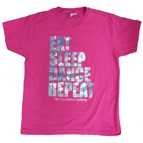Tip Toes Dance Eat Sleep Dance Repeat Kids T-Shirt