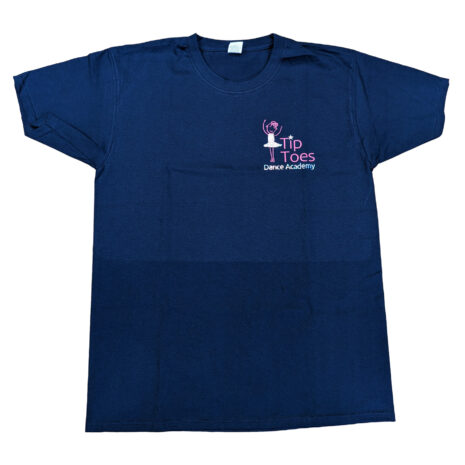 tip-toes-dance-academy-navy-tshirt-front